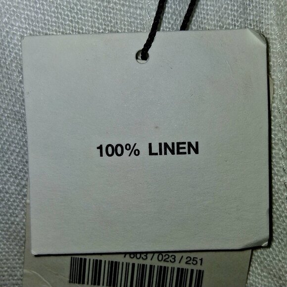 ZARA 100% Linen White Vest Jacket – Size M-L – NWT Originally $119 - Picture 5 of 6